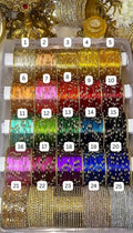 BG36 - Pearl Heart Drop glass premium quality & Border Bangles (1 dozen Heart Drop+ 2 border) - Single set