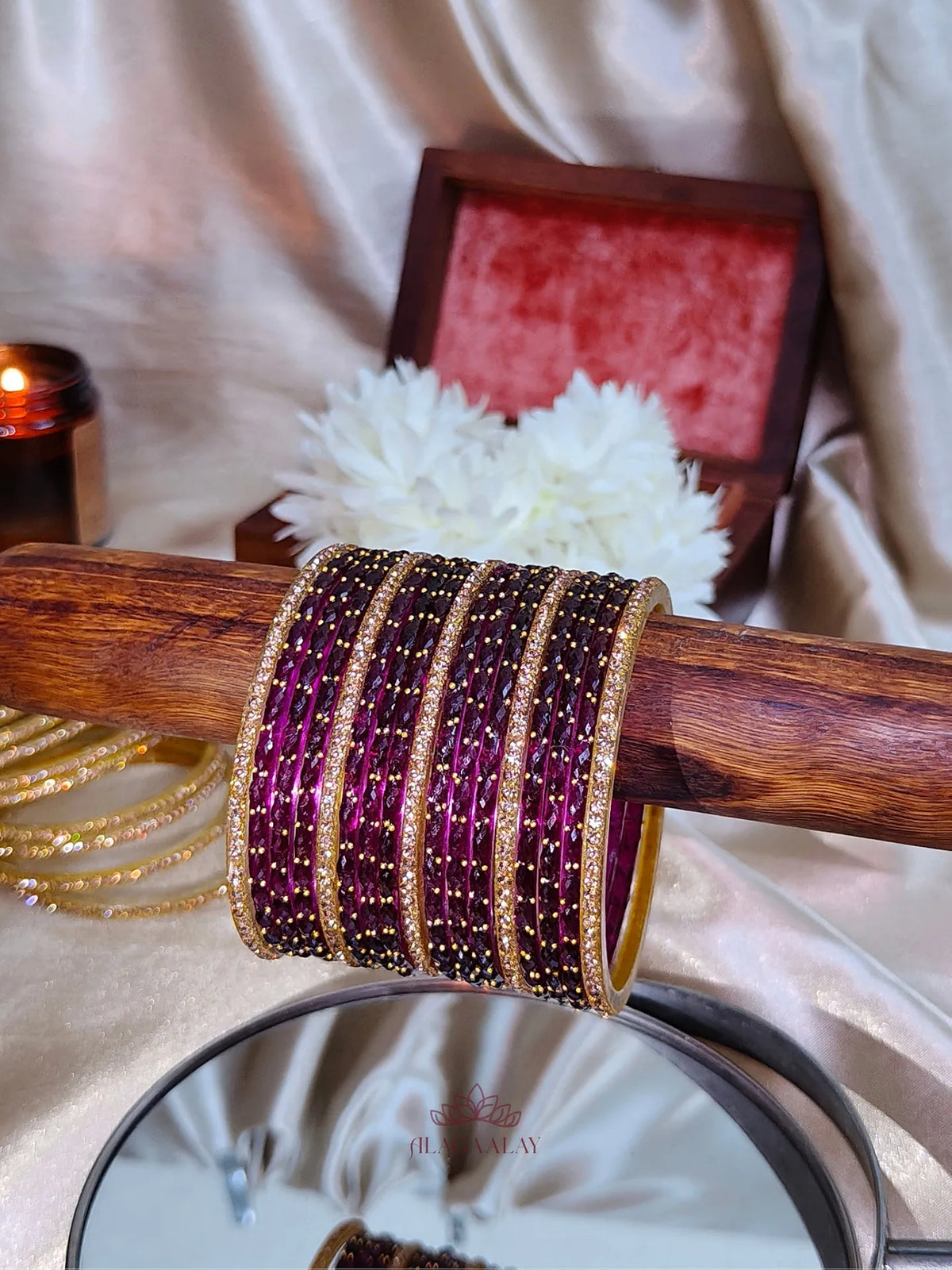BG27 - Purple Bangle set
