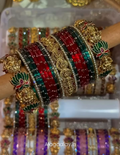 BG48 - Luxury Bridal Bangles Ep 3 (Glass Bangles + Side Bangles) - Single Set (For both Hands)