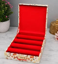 AC09 - 4 rod Red Velvet Organizer box