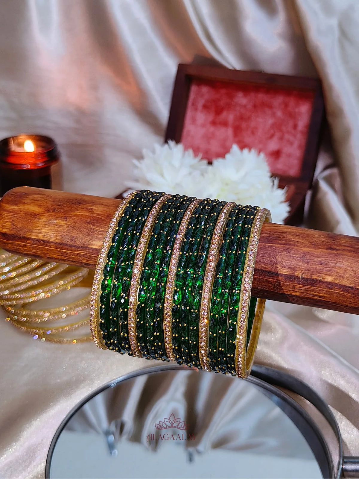 BG31 - Green Bangle set