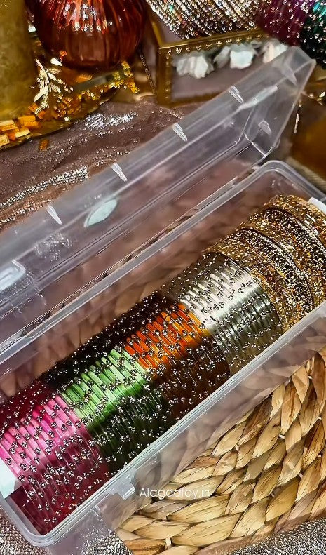 BX09 - Premium Dot with Lakshmi Bangles - Full set