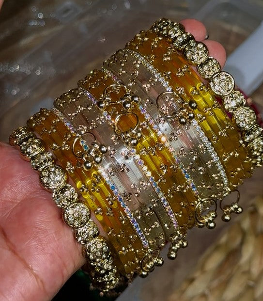 BG19 - Premium Dot Fusion Bangles - Single Set