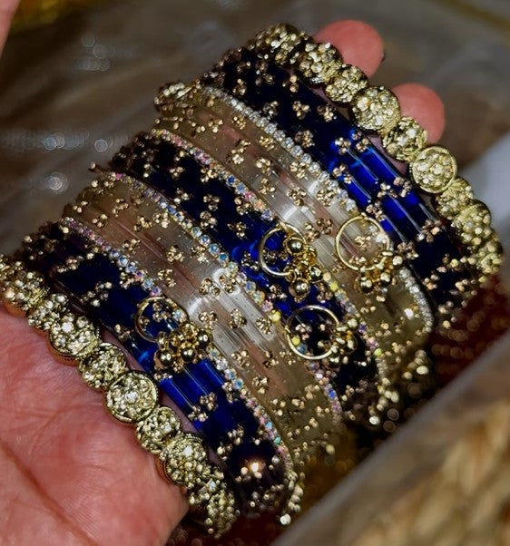 BG19 - Premium Dot Fusion Bangles - Single Set