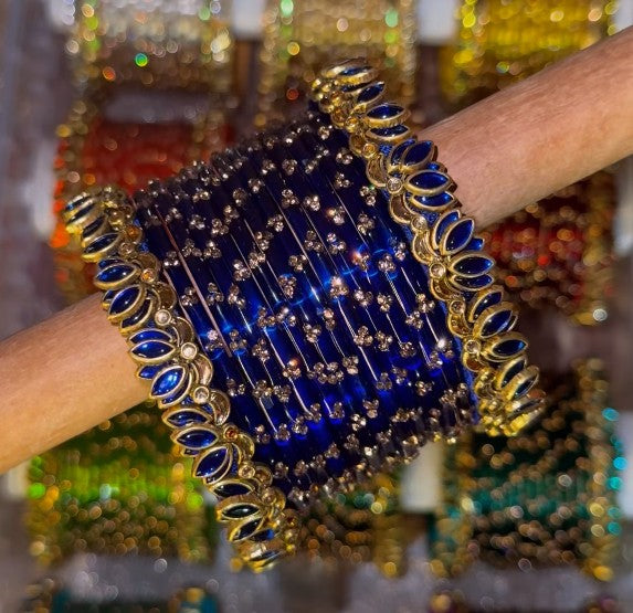BG11 - Lotus & Dot Bangles Combo - Single set