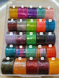BG07 - 2.12 & 2.14 - Raindrop glass premium quality & Border Bangles (1 dozen Raindrop + 2 border) - Single Set