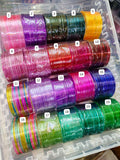 BG09 - Glass Jelly Bangles Box - Single Set