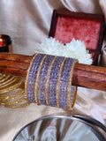 BG33 - Blue Grey Bangle set