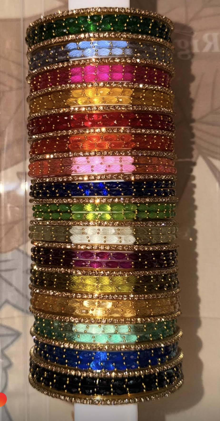 BX24 - Baby Shower Combo Bangles (16 * 2 Raindrop + 17 border bangles)